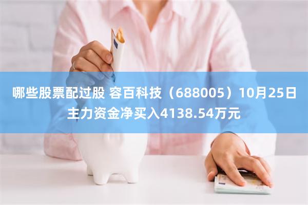 哪些股票配过股 容百科技（688005）10月25日主力资金净买入4138.54万元